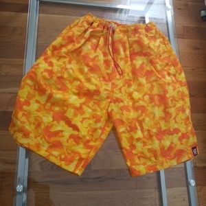 Men's Chap Orange & Yellow Swim Trunks (36)